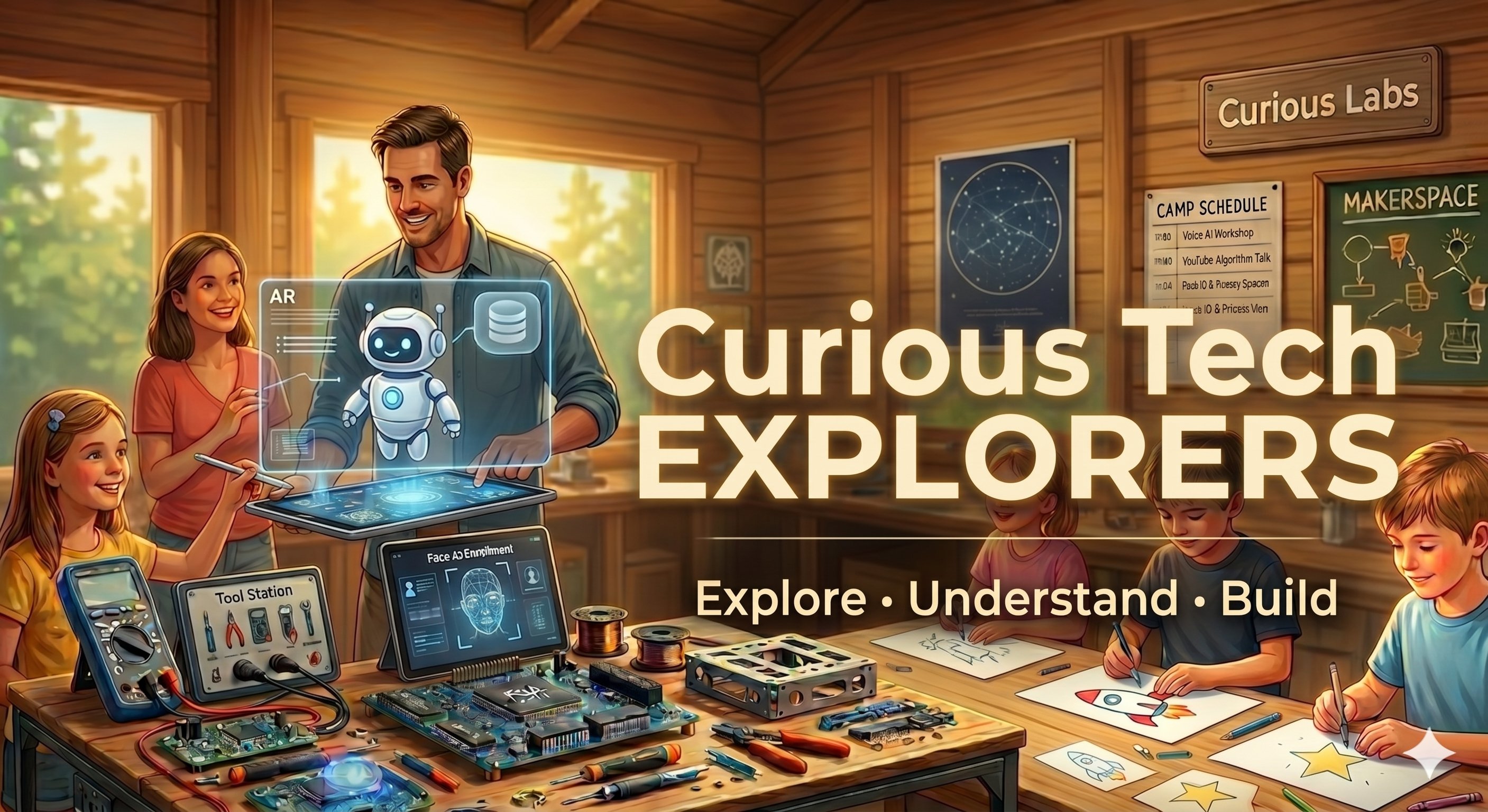 Curious Tech Explorers Robot